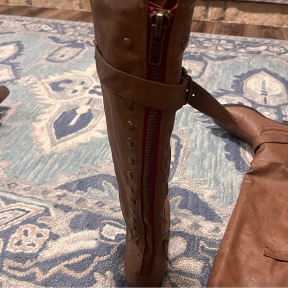 Over The Knee Studded Boots - Picture 3 of 7